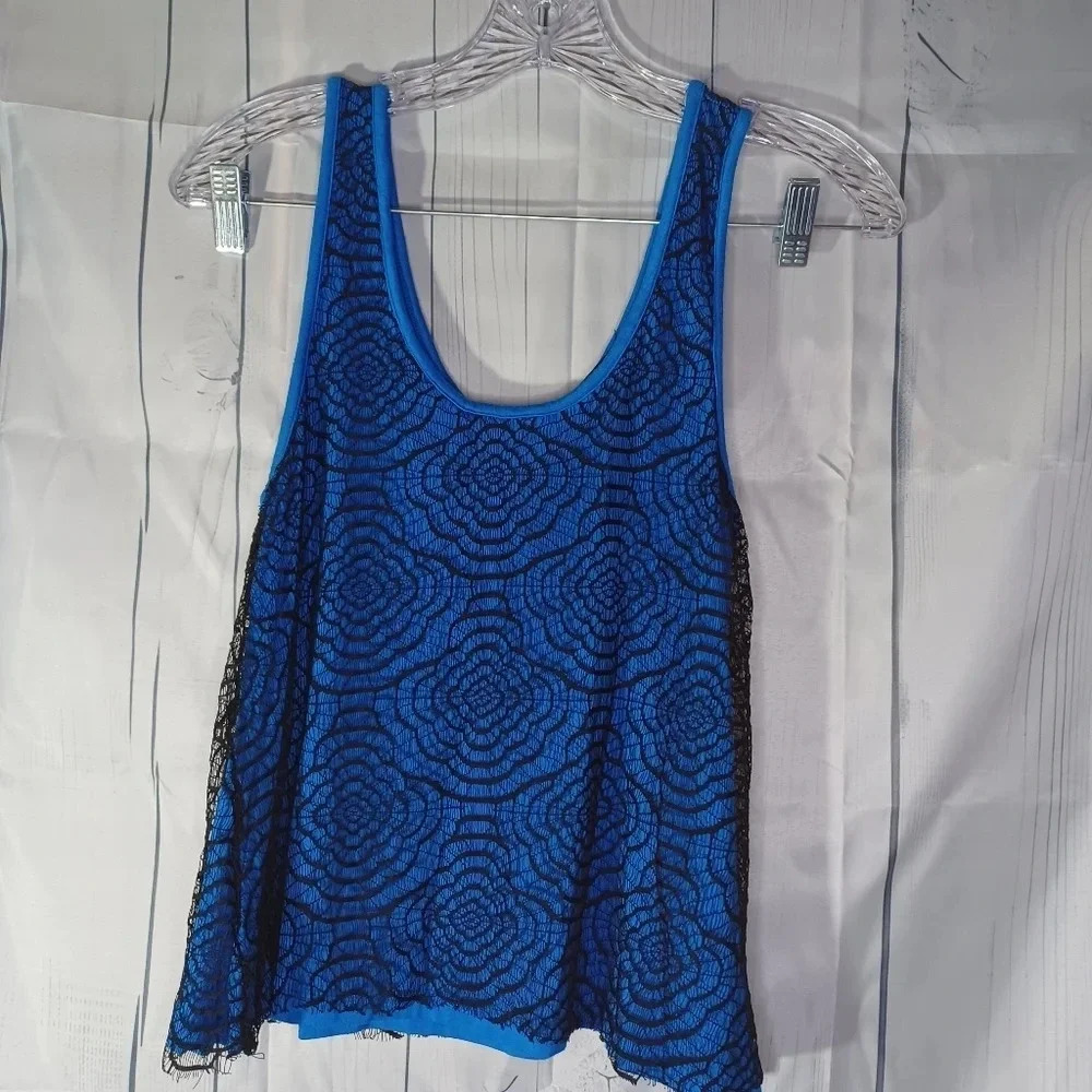 Miss Chievous sleeveless floral lace festival gothic cropped top
